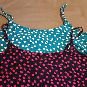 2 Polka Dot Camisoles